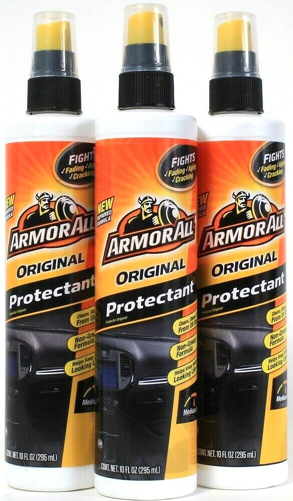 3 Count ArmorAll 10 Oz Original Fights Fading Aging Cracking Protectant Spray