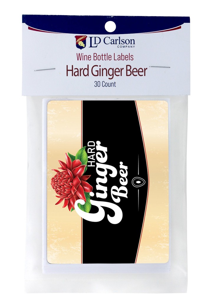 Hard Ginger Beer Labels 30/Pack Specialty Collection