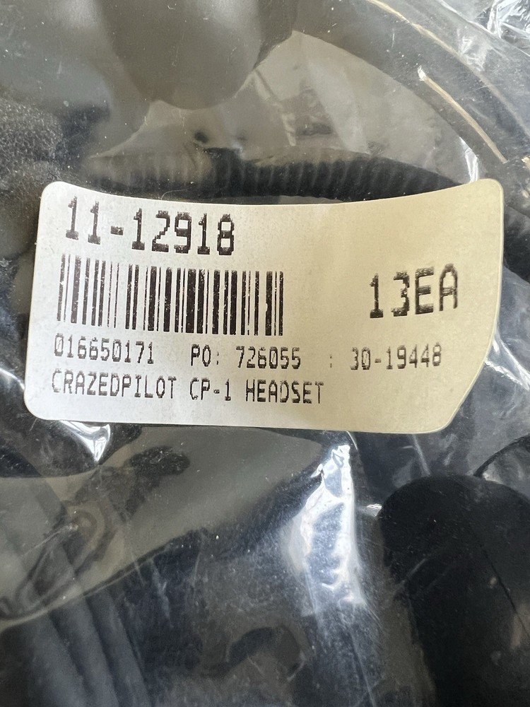 Dual Plug Aviation Headset