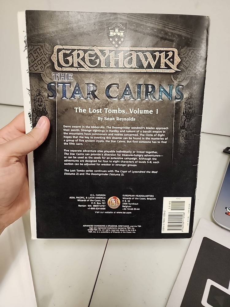 TSR Advanced D&D 9579 Greyhawk The Star Cairns