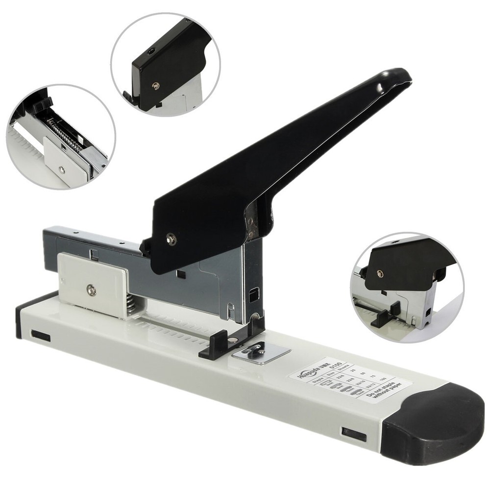 Heavy Duty Home Office Stapler 100 Sheets Capacity Document Paper Bookbinder
