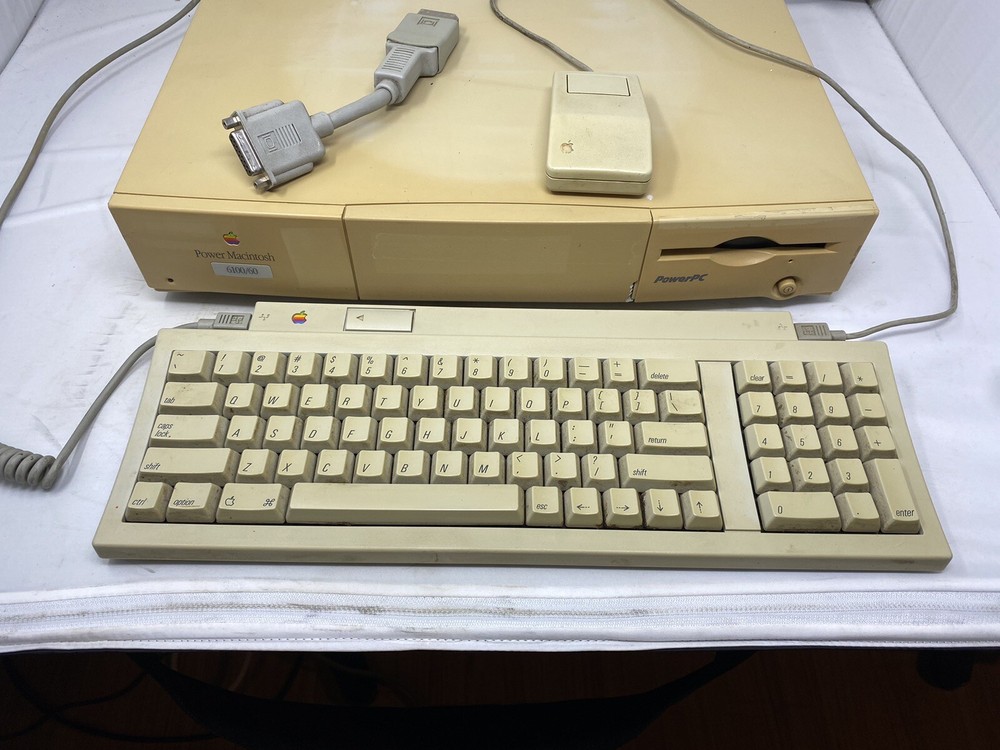 Vintage Apple Macintosh 6100/66 PowerPC Computer