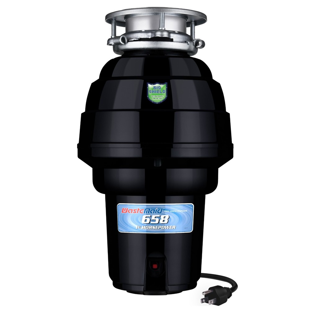 Waste Maid 1.25 HP Continuous Feed Garbage Disposal with Cord, Anti-Jam & Quiet