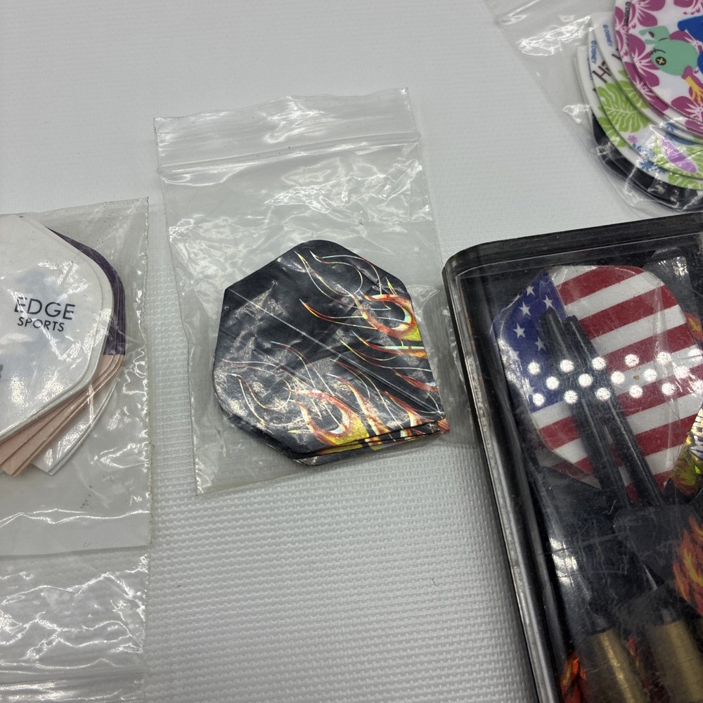 Lot Mixed Darts Flights Tips Assortment