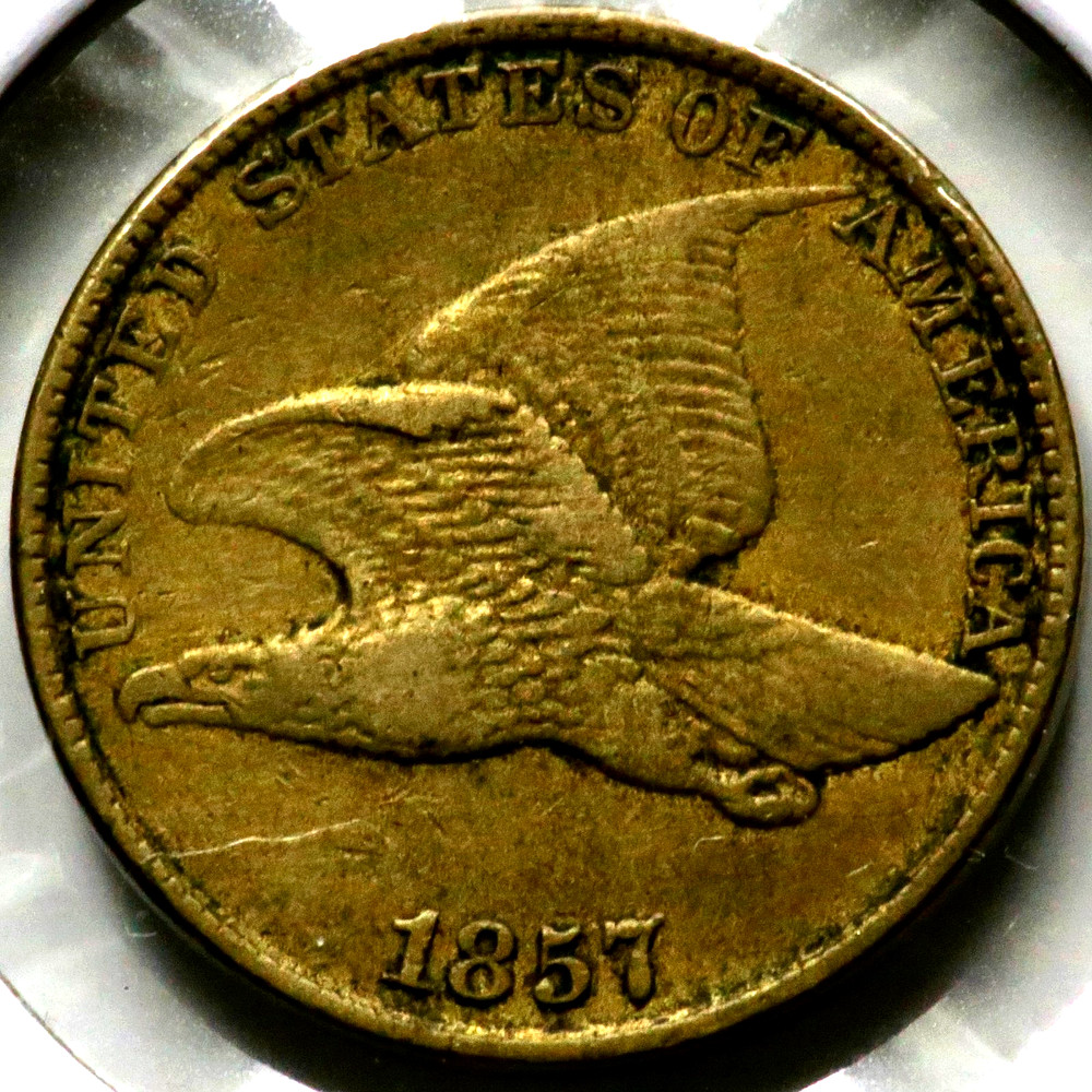 1857 Flying Eagle One 1 Cent  R1825