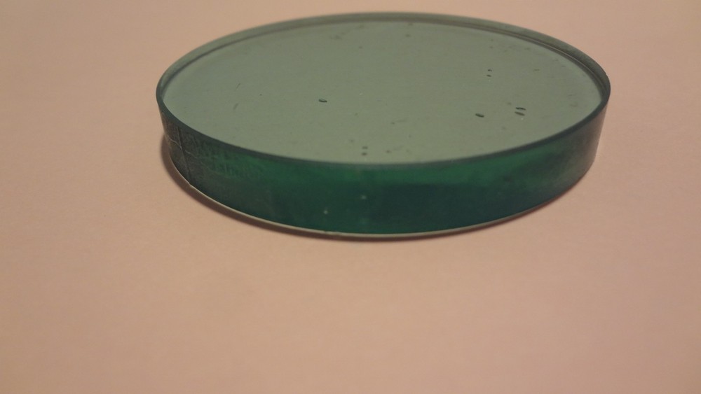 MICROSCOPE GREEN FILTER  62MM DIAM X 8MM THICK