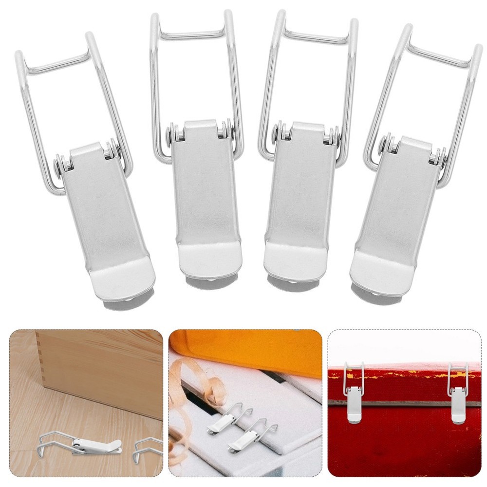 4 Pcs Spring Clamp Toggle Latch Secure Buckle Locking Adjustable