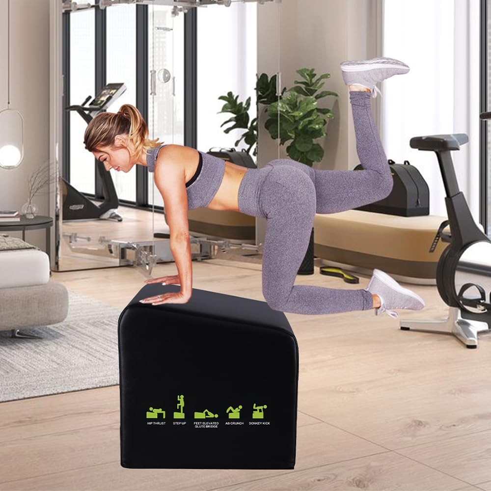 WINDFOOT Hip Thrust Machine & Glute Bridge Exercise Machine, Hip Thrust Bench...