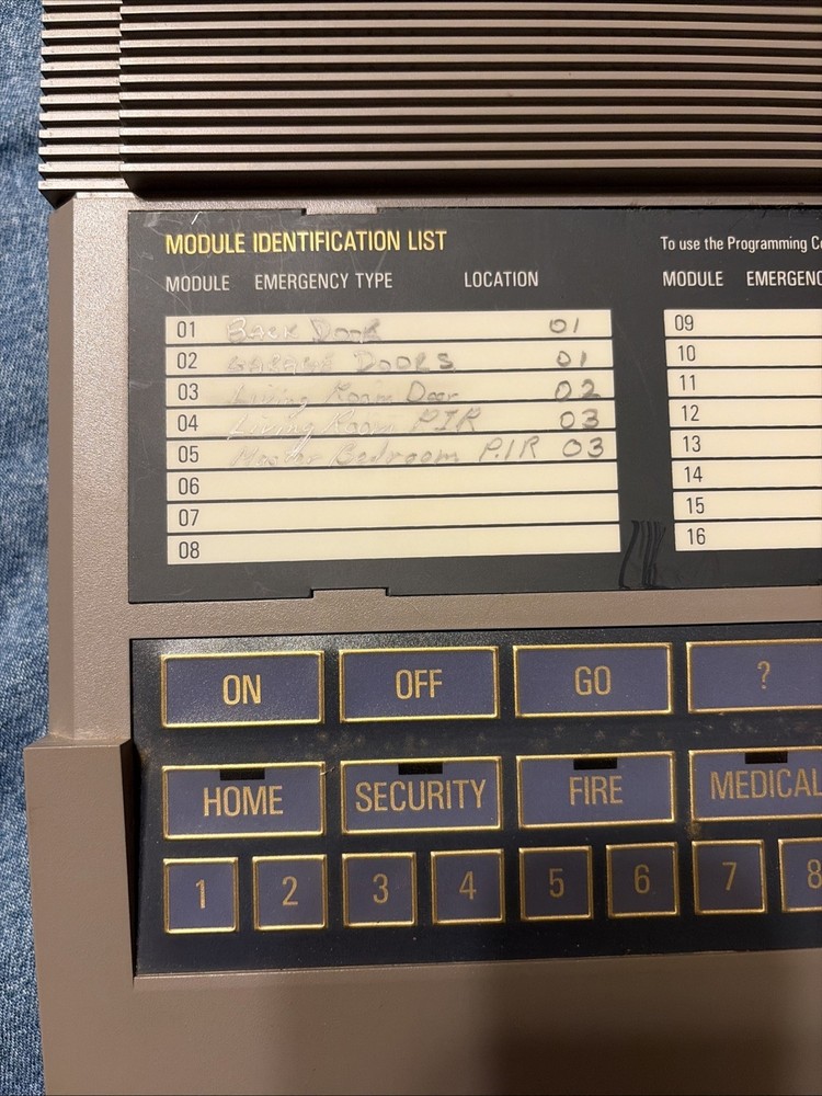 Vintage DICON 9000 security system main unit only vg