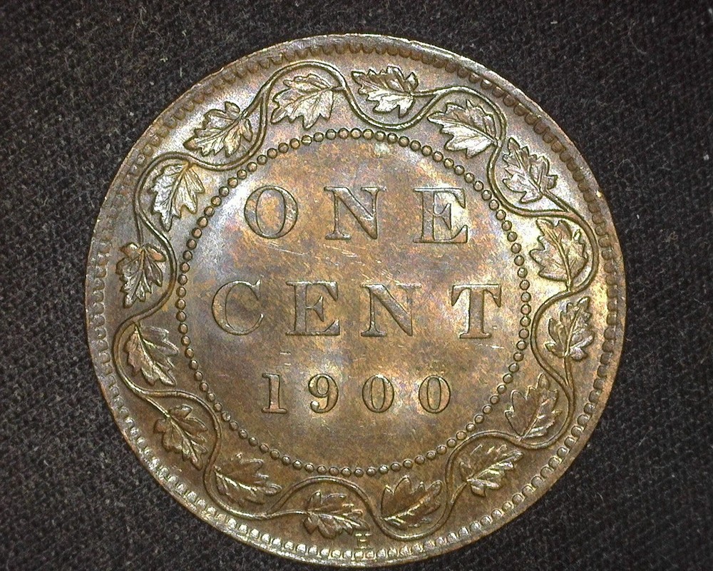 CANADA 1900-H LARGE CENT KM7 CHOICE UNCIRCULATED  ~K1