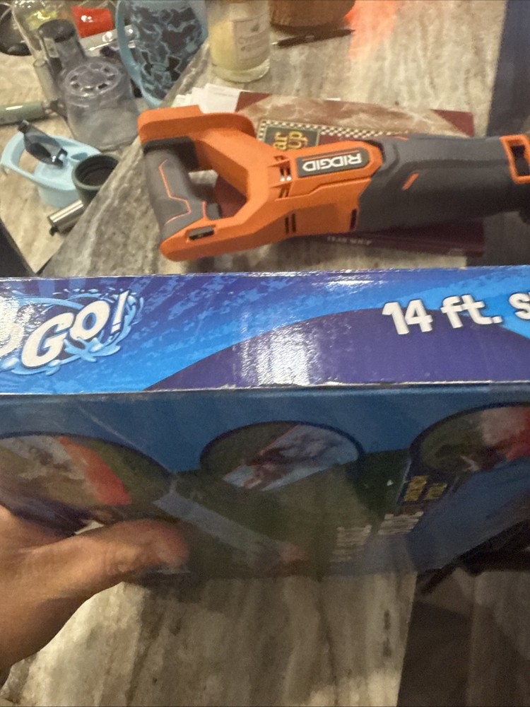 H20 GO! 14 ft. Single Slide With Drench Pool