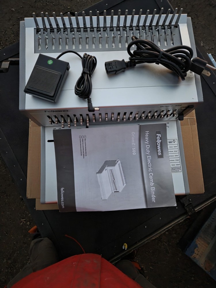 Fellowes Orion-E 500 Heavy Duty Electric Comb Binding Machine