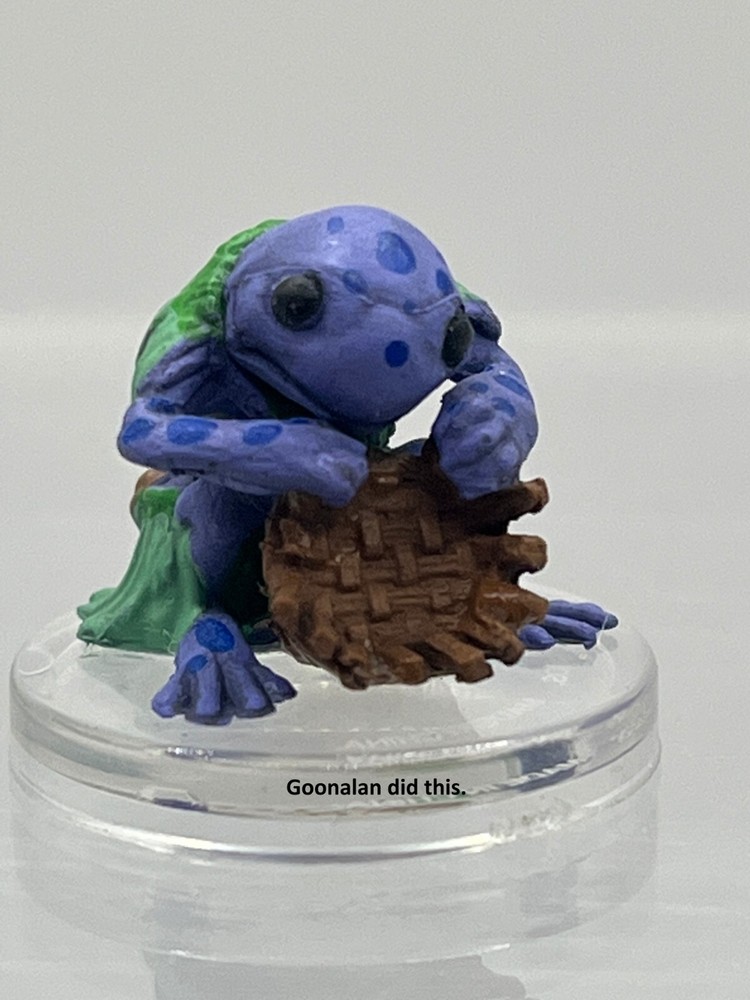 D&D Pathfinder Mini Grung Warband Blue Grung UNIQUE