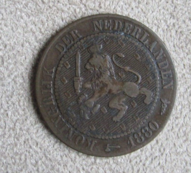 2 1/2 CENTESIMI OLANDA 1880