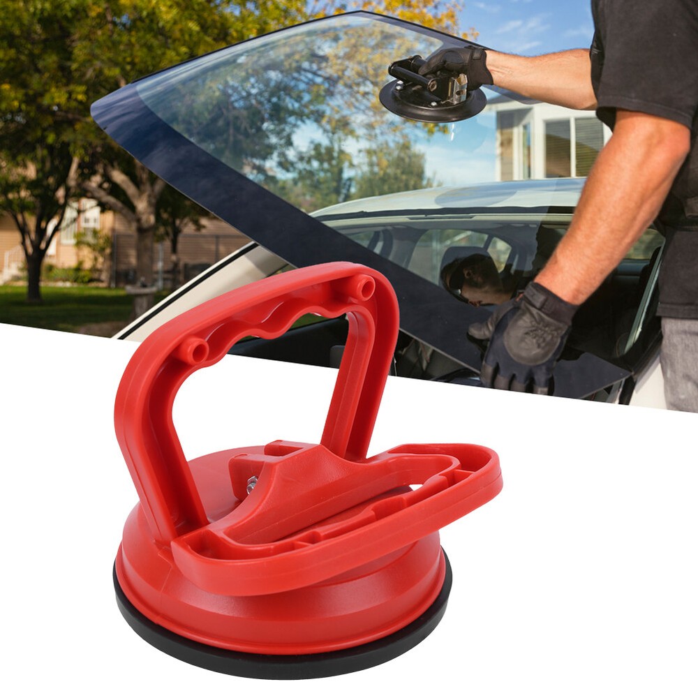 Glass Suction Cup Plate Puller Single Claw Red ABS+PVC Tile Floor Sheet Lifter