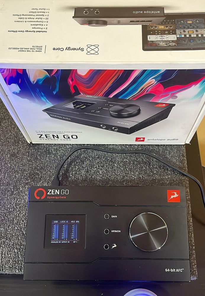 Antelope Audio Zen Go Synergy Core Desktop USB Type-C Audio Interface