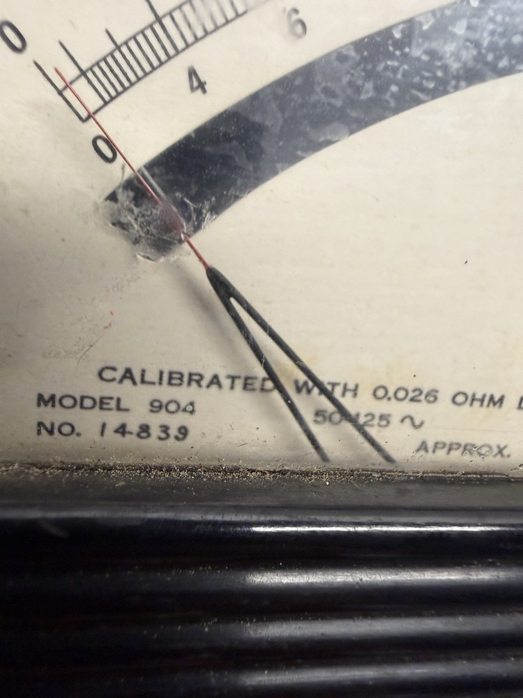 Vintage Weston Volt Meter D.C. Model 901