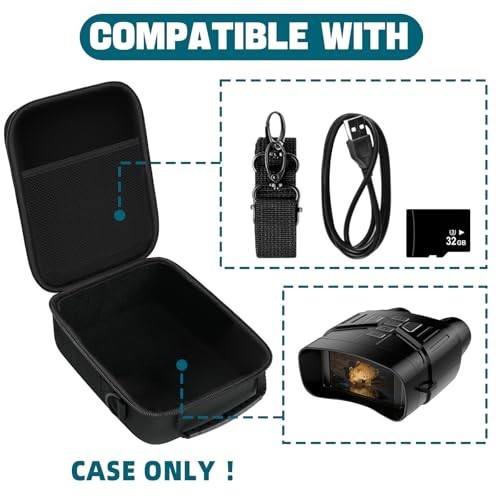 "Protective Case for Night Vision Goggles & 4K Binoculars - Optics Scope Holder"