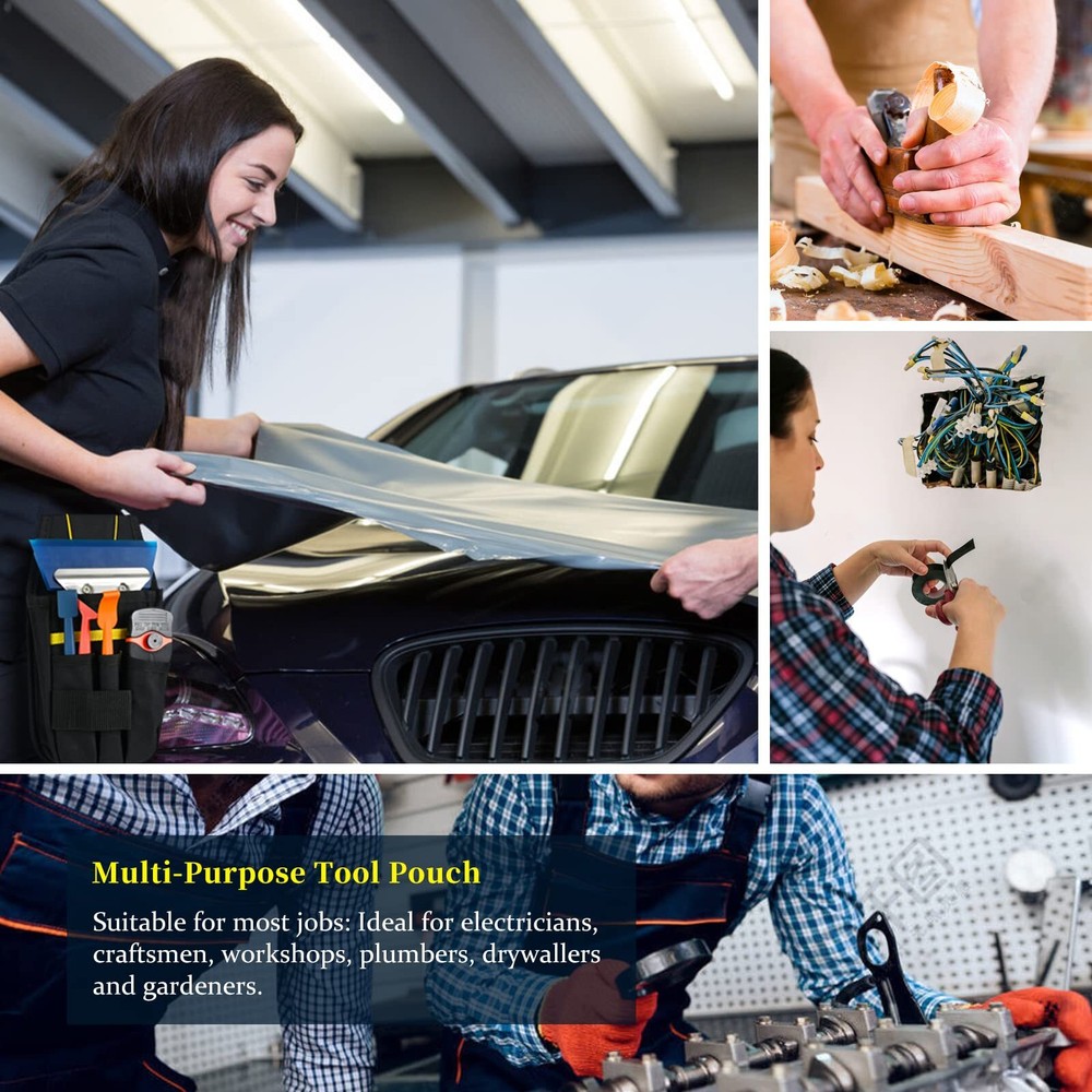 Organizer Tool Pouch Multipurpose Wrapping Tool Bag Mini Work Holder Heavyduty S