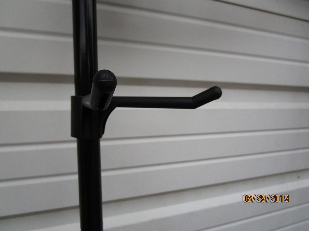 2 Hanging Station/Laundry Pole - Adjustable Floor to Ceiling Fits 63" - 114"
