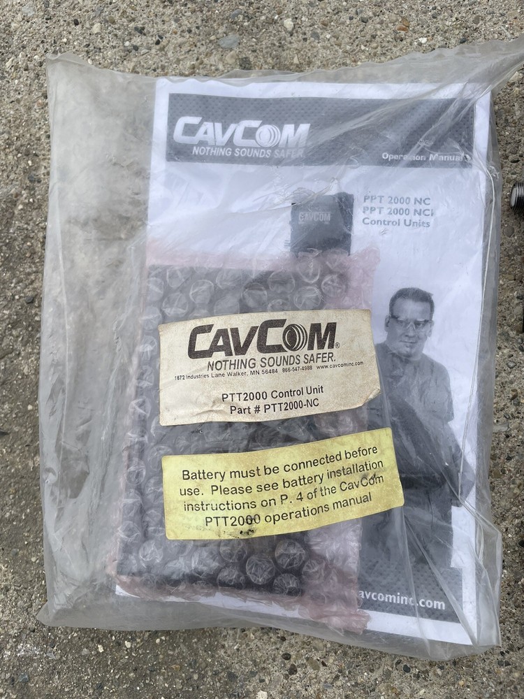 CavCom PTT2000 Talk Radio Control Unit Lot 3