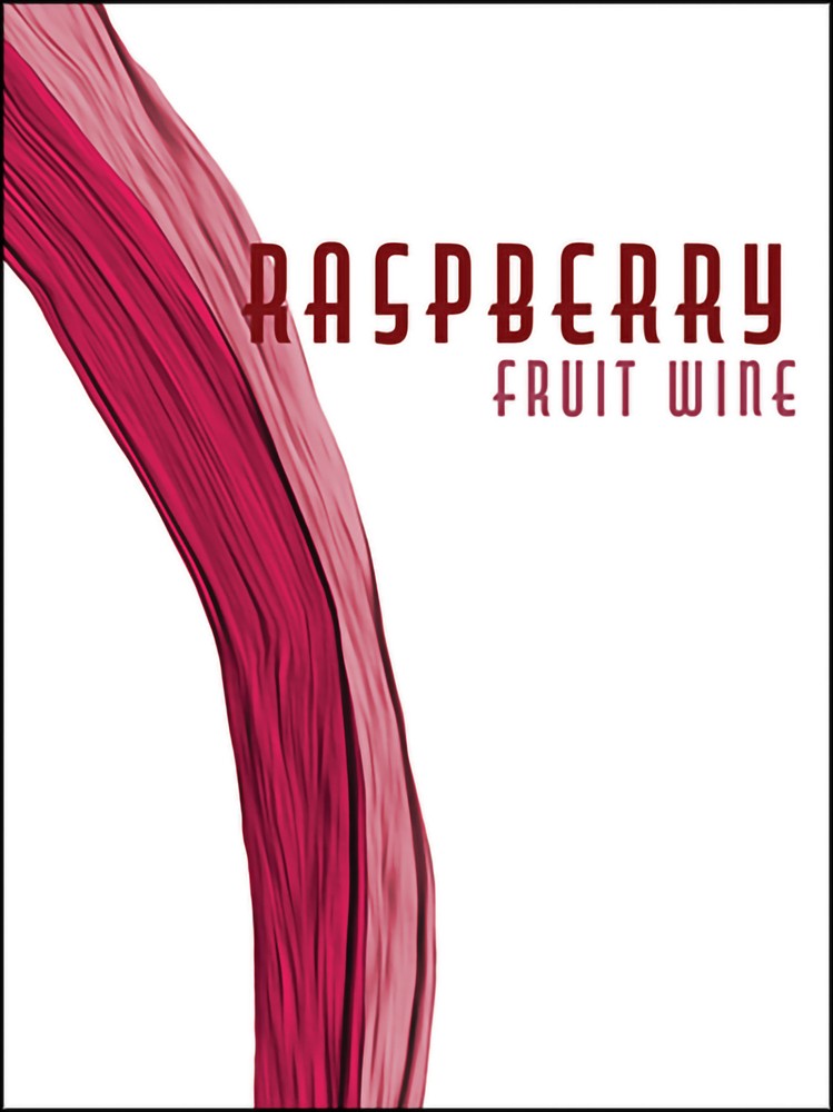 Raspberry Fruit wine Labels 30/Pack Fruit Labels Collection