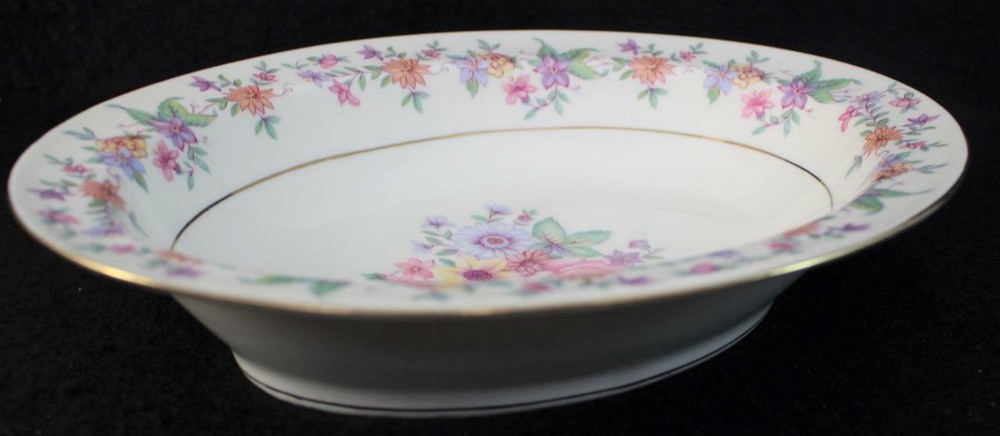 Haviland SPRINGTIME 9 1/2" Oval Vegetable Bowl GREAT CONDITION