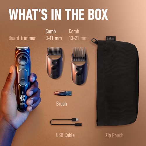 King C. Gillette Beard Trimmer for Men 40 Length Settings Cordless Precision