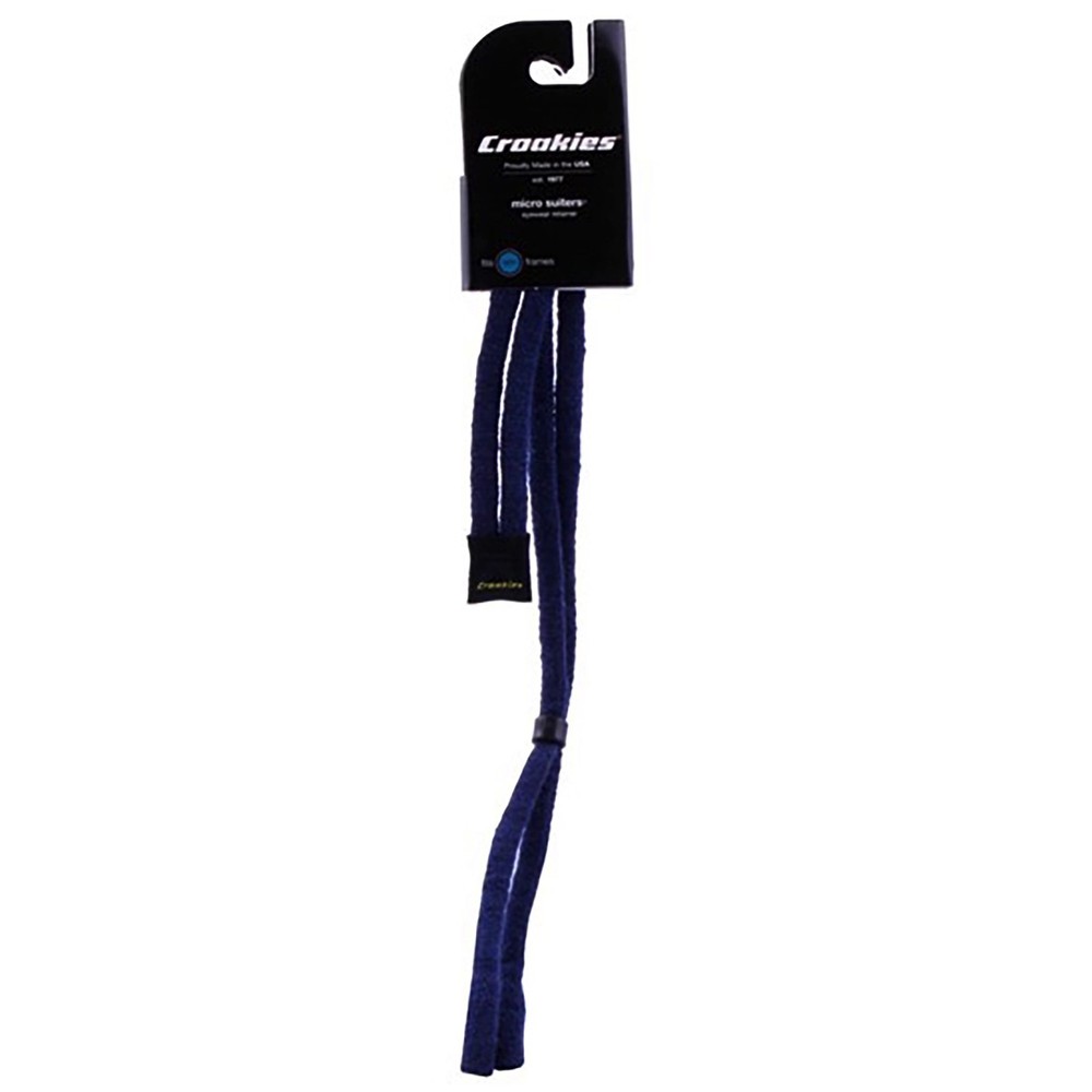 Croakies Micro Suiter Eyewear Retainer, Sm. 2-5mm - Navy (3-Pack)