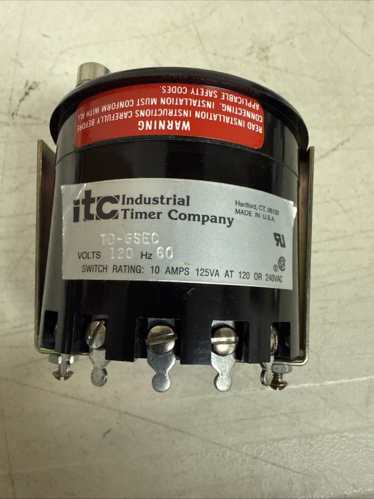 Industrial Timer Company TD-6SEC