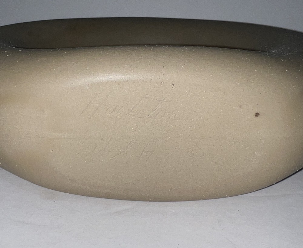 Hartstone Pottery MCM Decanter Pitcher Wine Jug Vase Circular Shape Signed