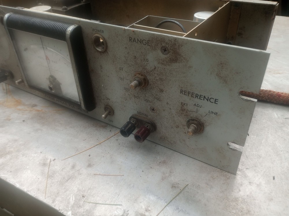 Vintage Phase Angle Voltmeter