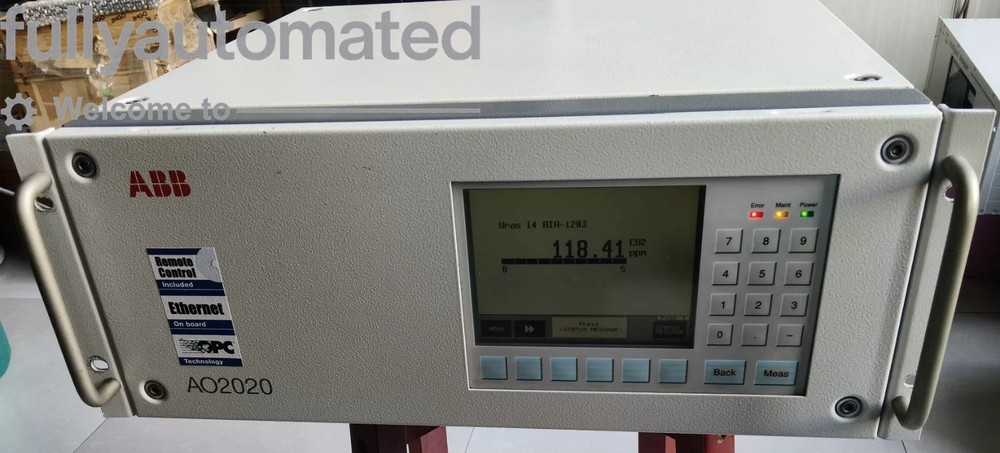 ABB AO2020 Gas Analyzer By DHL or FedEX