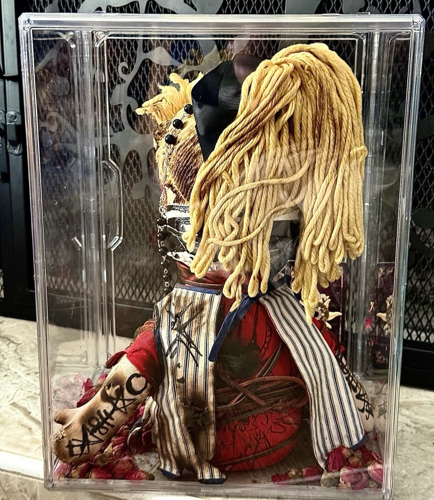 Haunted Ritual Doll Possessed Ghost Demon Toy Plush Pull String