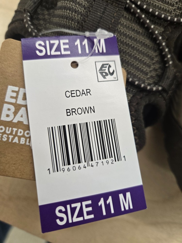 NWT: Eddie Bauer Men's Water Sandals Cedar/Brown Multiple Sizes