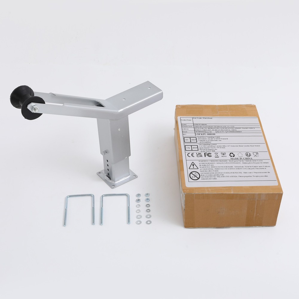 Adjustable Boat Trailer Winch Stand Trailing Tool W/ Roller for Various Ships