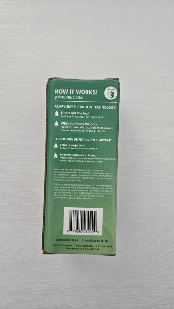 🔥AO SMITH Clean Water Filter Claryum Filter Replacement AO-US-100-R New