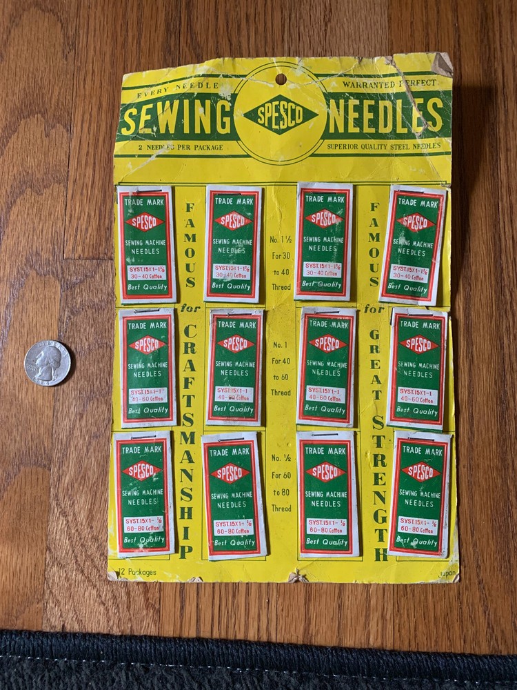 Vintage Spesco Sewing Needles