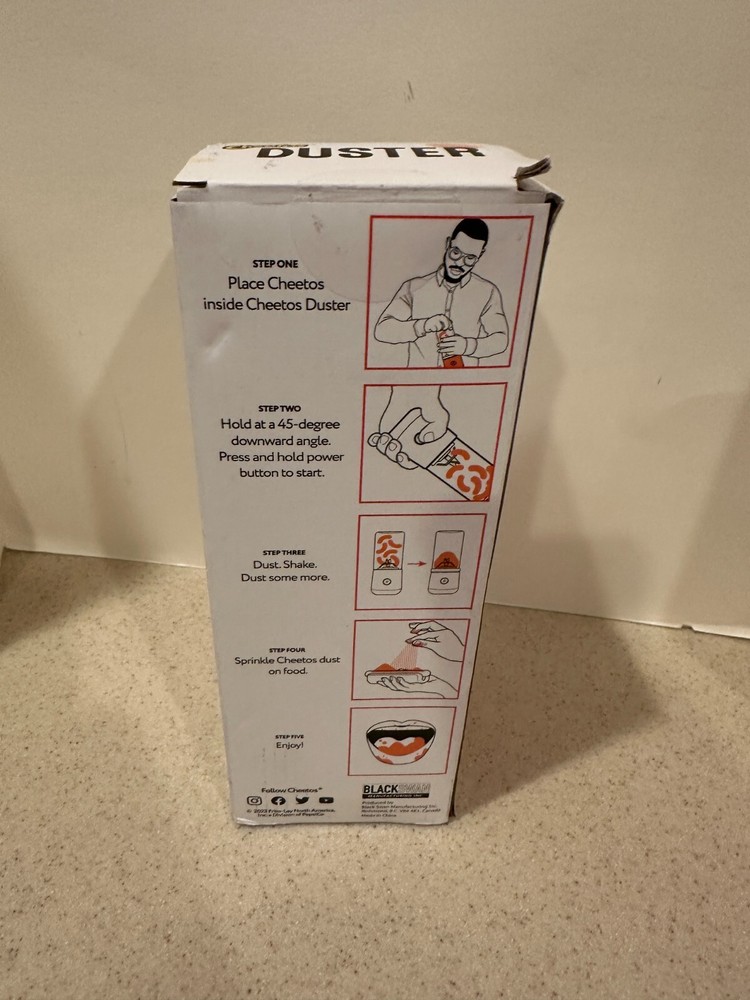 New Cheetos Duster mixer blender