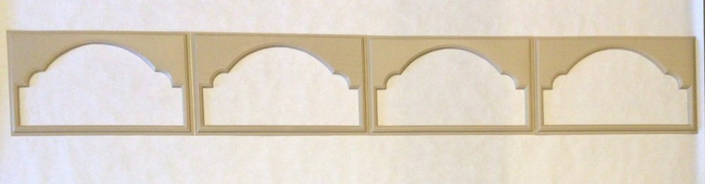 8 Amarr Cathedral Replacement Insert for Short Panel Amar Garage Door Wicker Tan