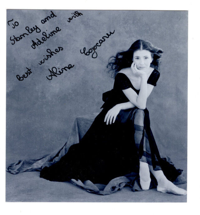 Alina Cojocaru Signed Small Photo / Autographed Ballet Dancer