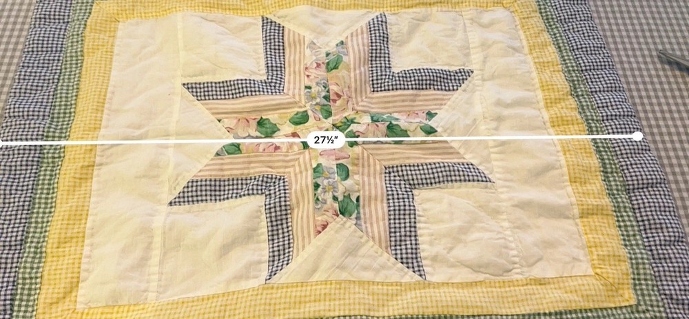 Vintage Quilted Pillow Shams