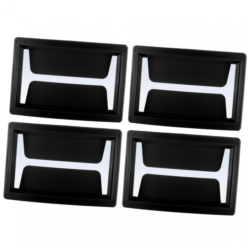 4Pcs Ski Goggle Pass Holders Skiing Pass Clips ID Badge Holders