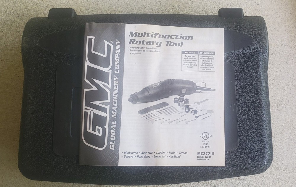 GMC Multifunction Variable Speed Rotary Tool Includes case and accessories