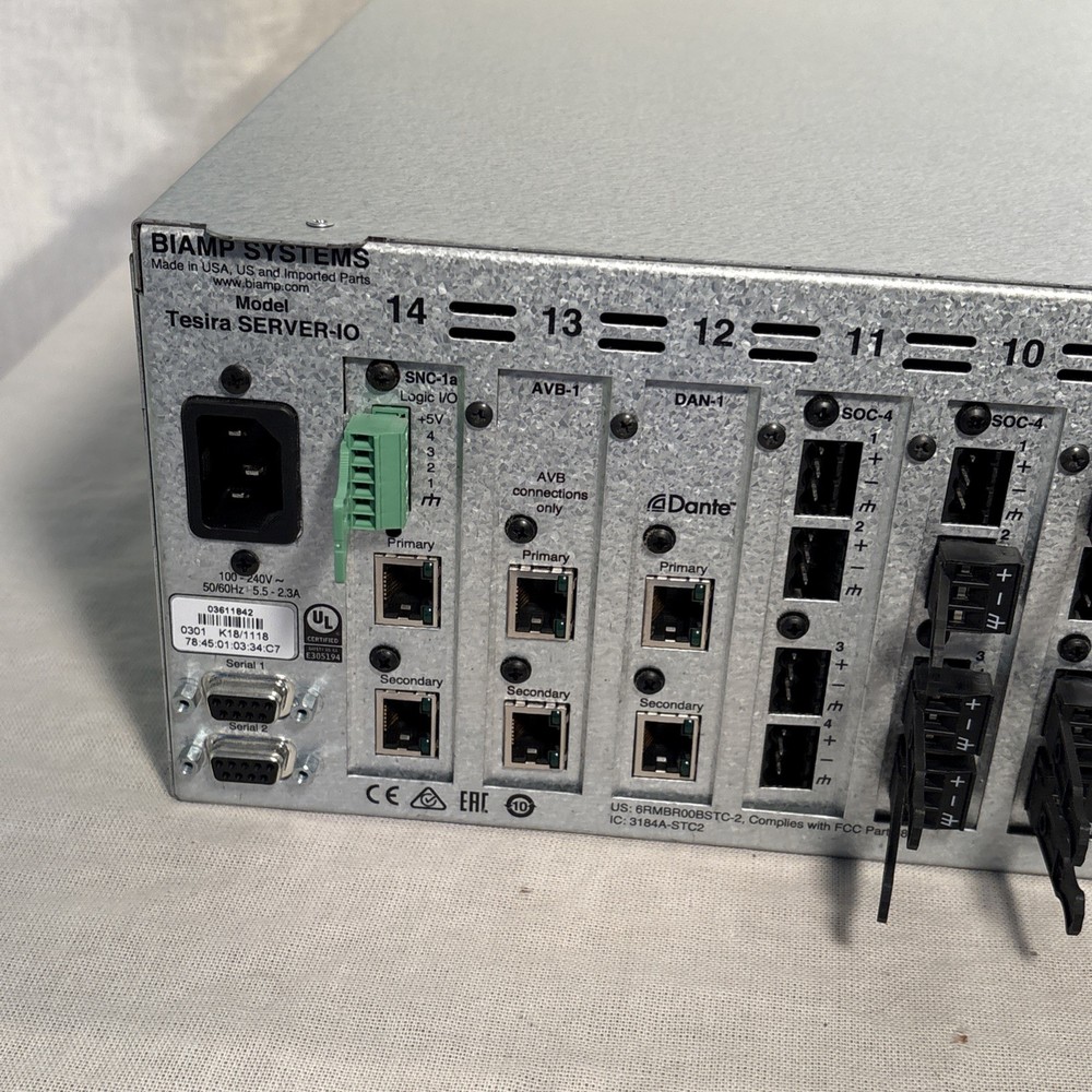 Biamp Systems Tesira SERVER-IO (Lot #3)