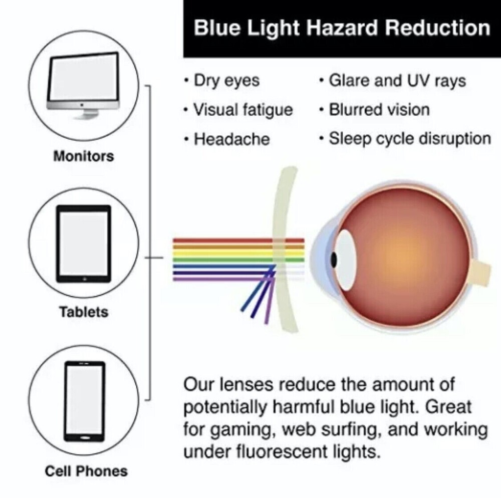 Foldable Reading Glasses Ultra Light Titanium Material Screwless Anti-Blue Light
