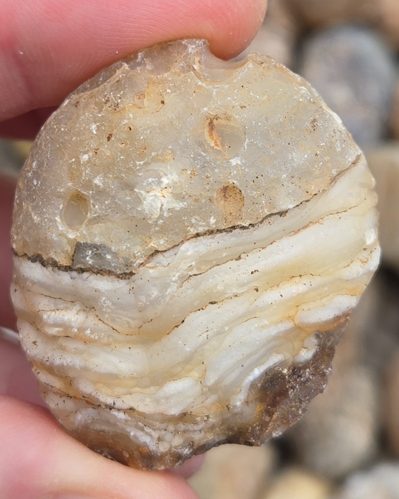 Oco Agate Geodes Whole - Mine Run Rough - 1 Pound Lb - Mostly Solid Agate