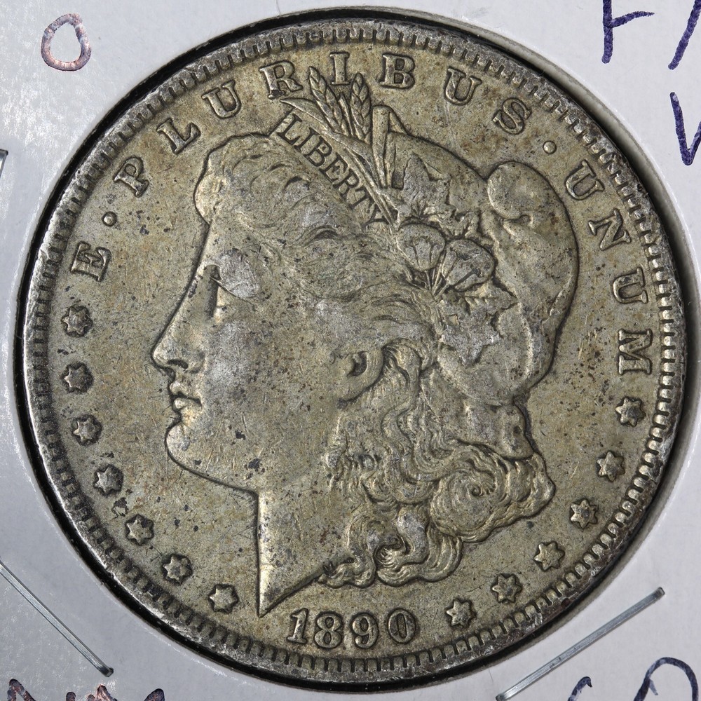 1890-O Morgan Silver Dollar FINE/VF E353 GNM