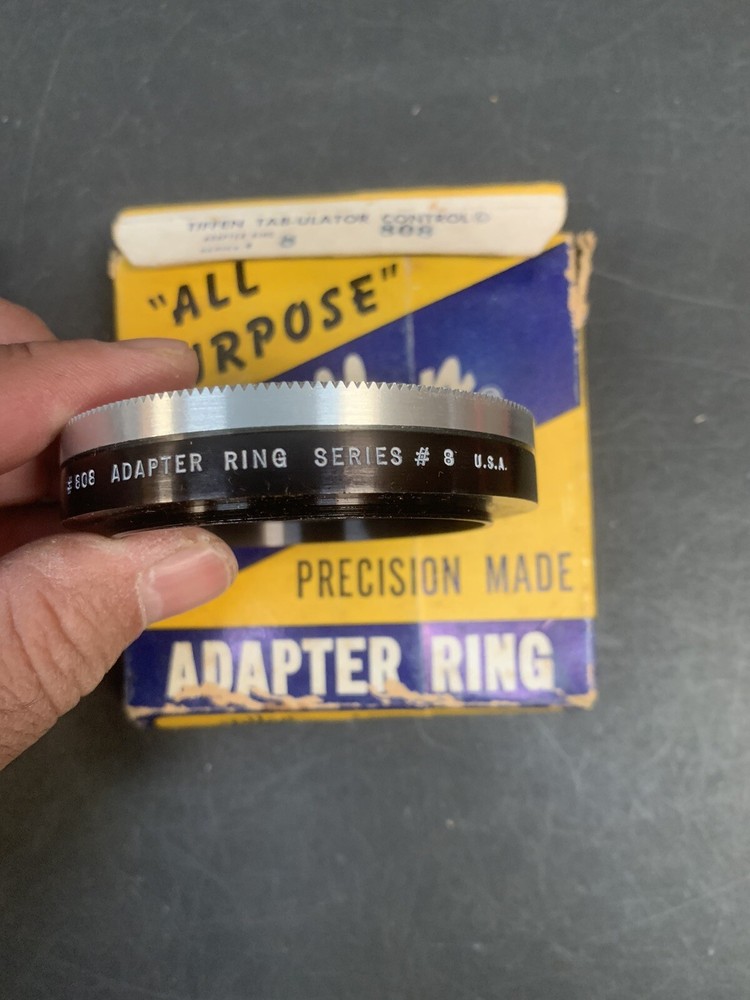 Tiffen # 808 A adapter ring - Series 8 With Case And Box