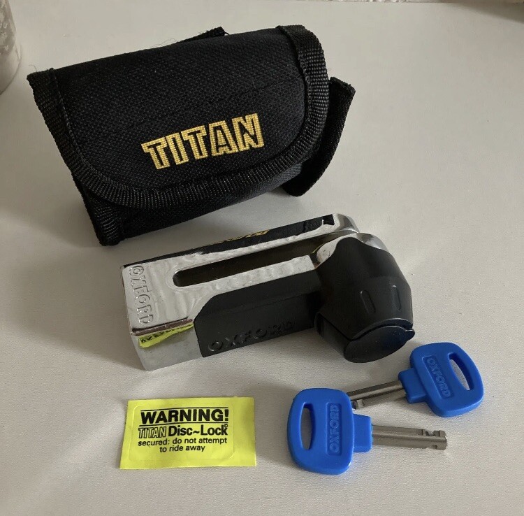 New Titan - Oxford Disc Lock With Case